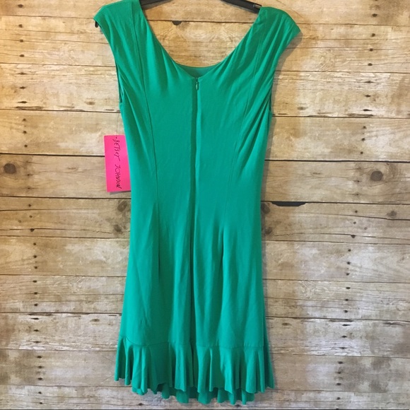 NWT Betsy Johnson green dress size 8 - Picture 4 of 7